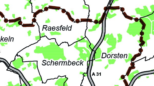 Datei:Karte Wolfsgebiet Schermbeck.jpg