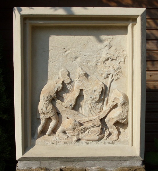 Datei:Kreuzwegstation Flachsrösthaus.jpg