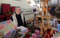 Bettina Bockamp an ihrem Stand