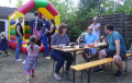 Auf der Hüpfburg konnten sich die Kinder austoben