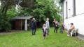 Regenpause zum Pommes holen