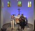 Spontanes Duo in der Gnadenkirche ...