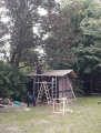Die Hütte ist fast fertig...