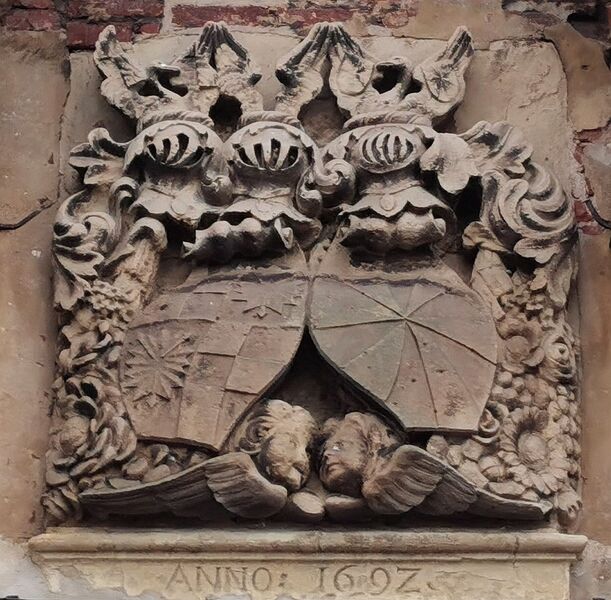 Datei:Wappen Schloss Lembeck 1692.jpg