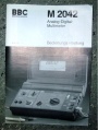 BBC 2042 Analog-Digital-Multimeter Bedienungsanleitung