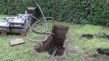 Die Hecke wurde untertunnelt